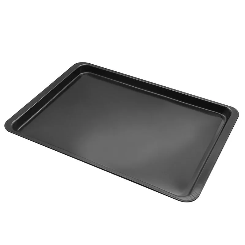 37*25.5cm/14.5*10inch Heavy Carbon Steel Cookie Biscuit Baking Pan Sheet Rectangular Non-Stick Bread Cake Oven Baking Tray DIY Kitchen Tool JY0276