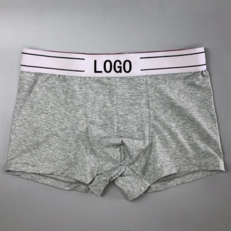 Homens Sólidos Boxers Logo Underpants Moda Casual Sexy Underwear Boxer Shorts Designers Marca Respirável Modal Algodão Calcinha 3 Pcs com caixas