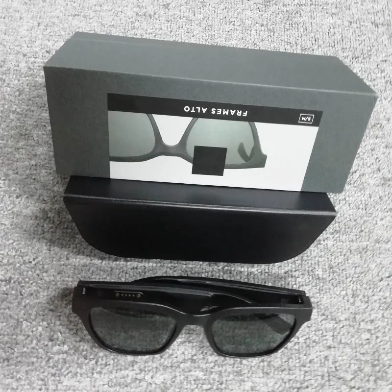 Smart Bril Sunglasses Alto Frames Bluetooth Draadloze Oortelefoon Audio Zonnebril Connectiviteit met Microfoon Music Bass