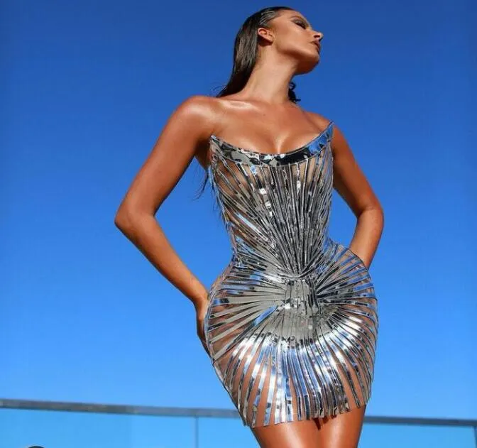 Vestido de noite Jennifer Lawrence Kim kardashian Kylie jenner Myriam fares Macacão querido Sexualidade Couro Renda Gola alta Kendaljenner Festa