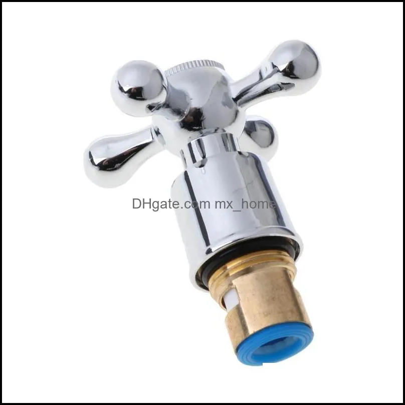 Kitchen Faucets 1Set Copper Cross Handle Bath Sink Faucet For Bathroom Water Mixer Accessories Kit