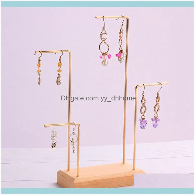 Wooden Bracelet Bangle Necklace Display Stand Holder & Ring Pendant Earrings Jewelry Pouches, Bags