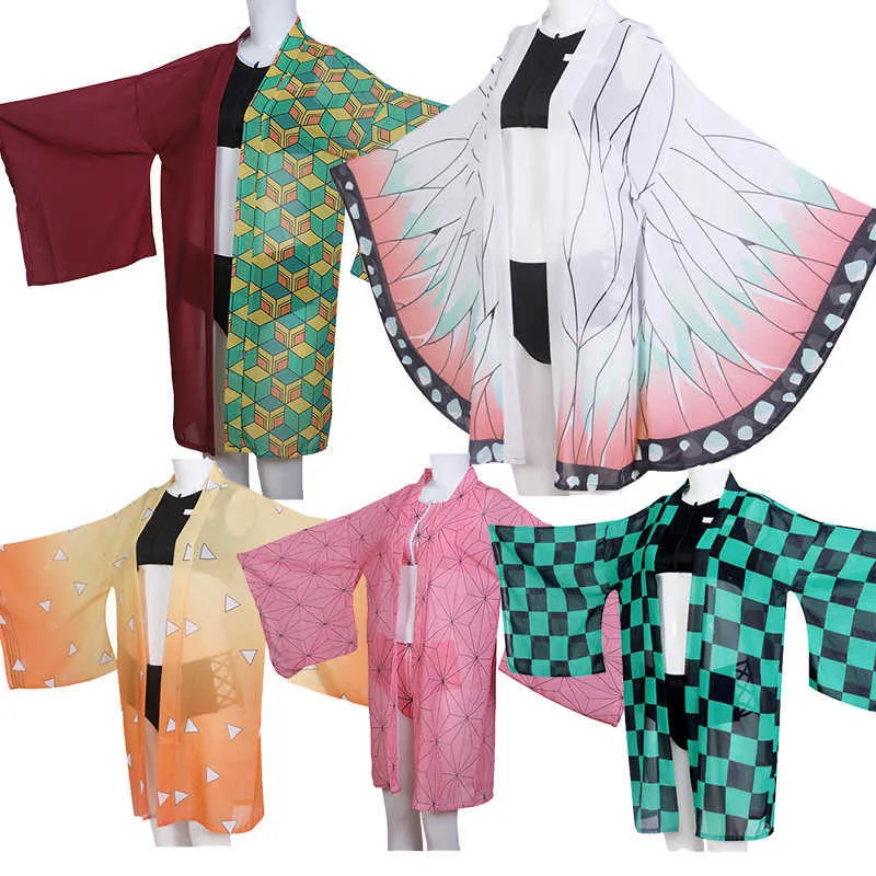 Anime Demon Slayer Swimsuit Kimetsu No Yaiba Cosplay Costume Kochou
