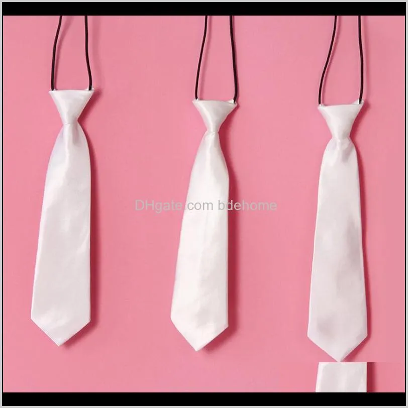 Fashion Aessories Drop Lieferung 2021 Sublimation Weiße Krawatten Kinder Erwachsene Krawatte Herz Transferdruck Blanko DIY Benutzerdefinierte Verbrauchsmaterialien Material