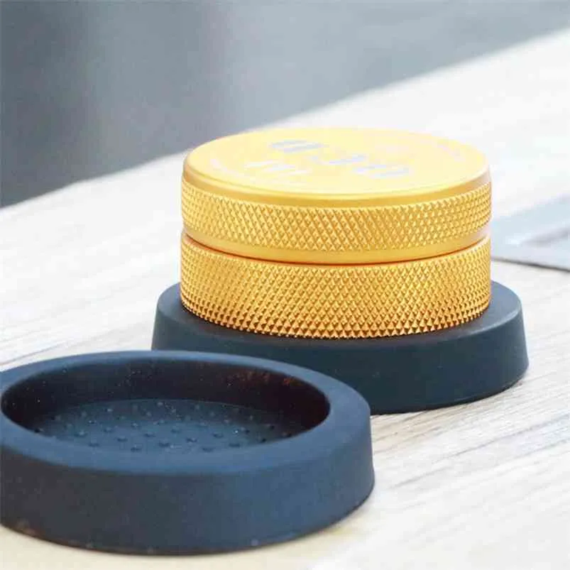 Resuable Coffee Silicone Pad Anti-Skid Mat Saboter Holder Ware Tampers Grind 210423