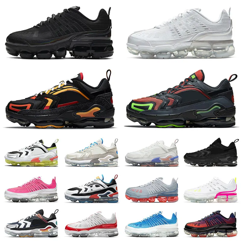 Nike Air Vapormax EVO Vapor Max 360 Des Chaussures de course Baskets de sport Hommes Femmes Triple Black Midnight Navy Wolf Grey Grape Blanc Rose Speed Runner Baskets Taille 36-47