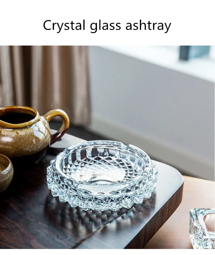 Asbak creatieve persoonlijkheid trend kristal glas Europese grote thuis woonkamer kantoor KTV asbak gewoonte