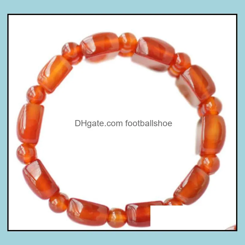 New-style Boutique Identifications Red Agate Hand Row, Men`s and Women`s Fashion Models