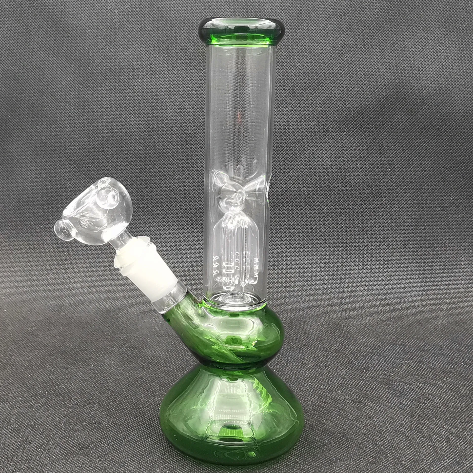 Bong di acqua di vetro con giunti femminili 14.4mm narghilè riciclatore Bong Bubblers tubo