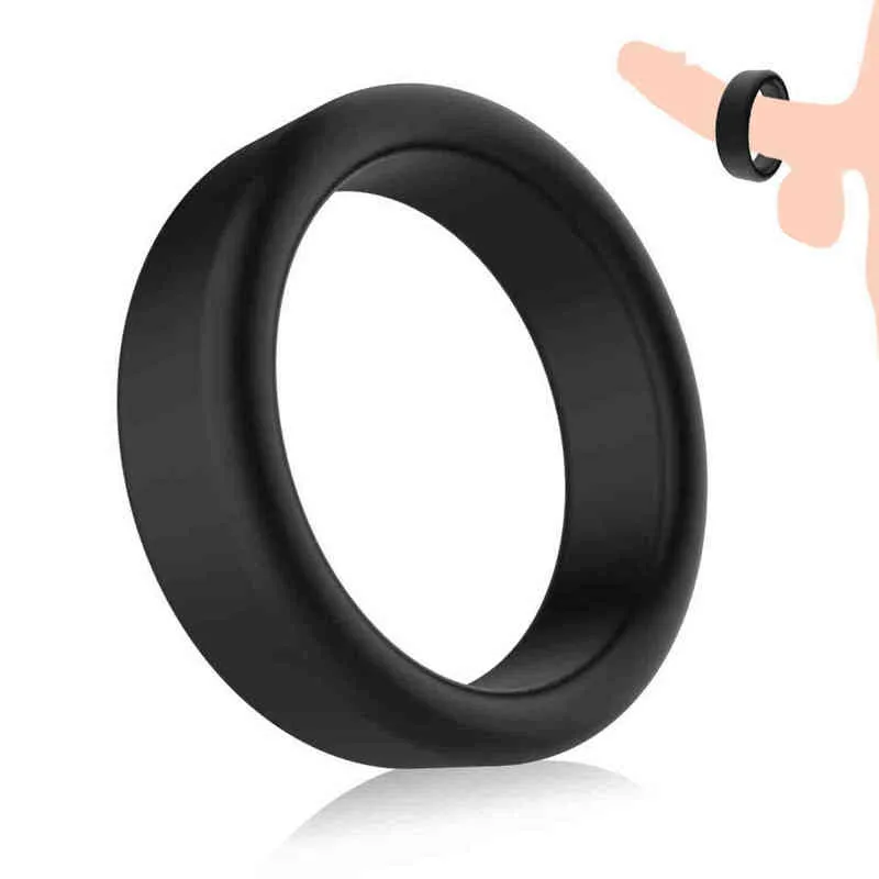 Nxy Cockrings Silicone Penis Ring Premium Stretchy Cock for Last Longer Harder Erection Pleasure Enhancing Sex Toy Man or Co 1208