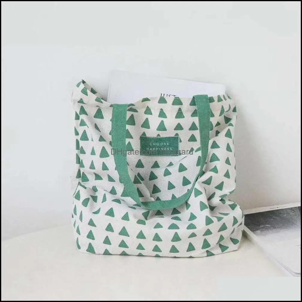 Millet Wheat Storage Bags Fabric Dual-use Hand Bag Cotton and Linen Pocket Handbag Shopping Grocery