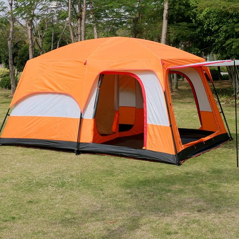 Ombre 5-8 personnes 150D Oxford PU1500 Protection UV étanche à la pluie multifonctionnel abri Portable tente de Camping fête de pique-nique en plein air