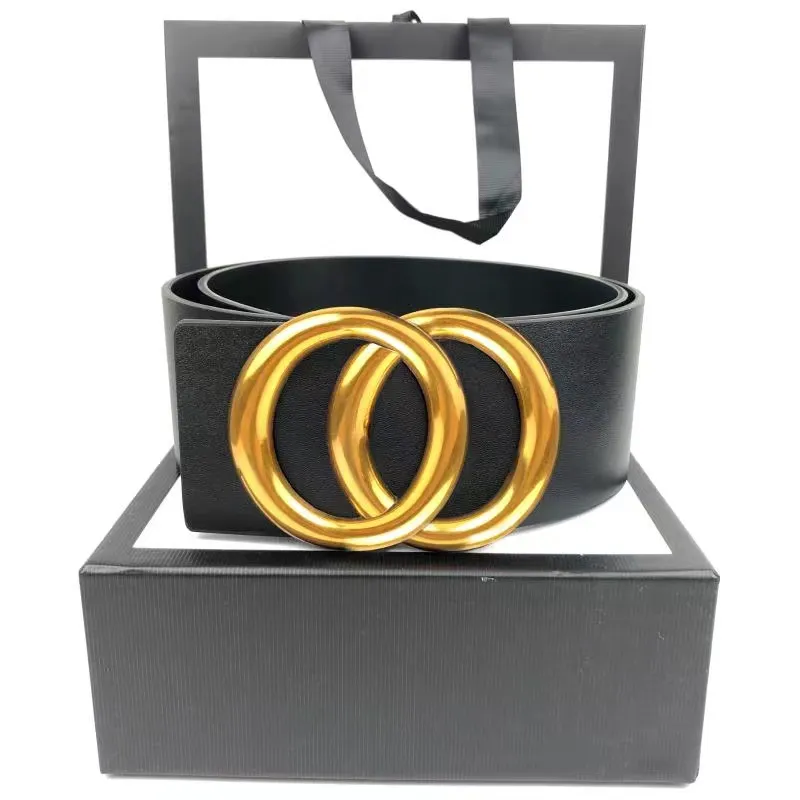 Designer Gürtel für Abendkleider Mode Gürtel Frauen große Schnalle Top Damen aus echtem Leder Ceinture de e 100-125CM_voghion.com