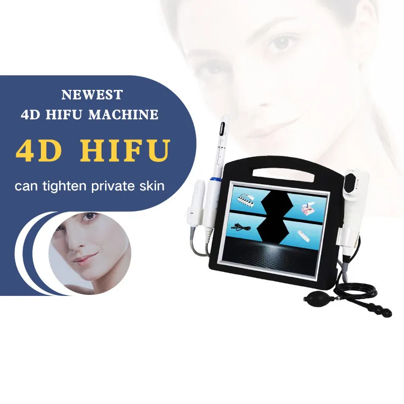 Haute Qualité 3 en 1 4D Ultrasound HIFU Serrer vaginal Serrer Facial Soulever Restreaux Rides et radar Sculpture Vmax Body Former Lipshape Machine amincissante pour spa