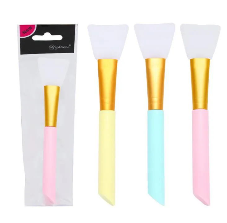 Pennello cosmetico in silicone per donne favore di partito 3 colori Trucco fai da te Pennelli di bellezza Maschera per il viso Stick per la casa SN2397