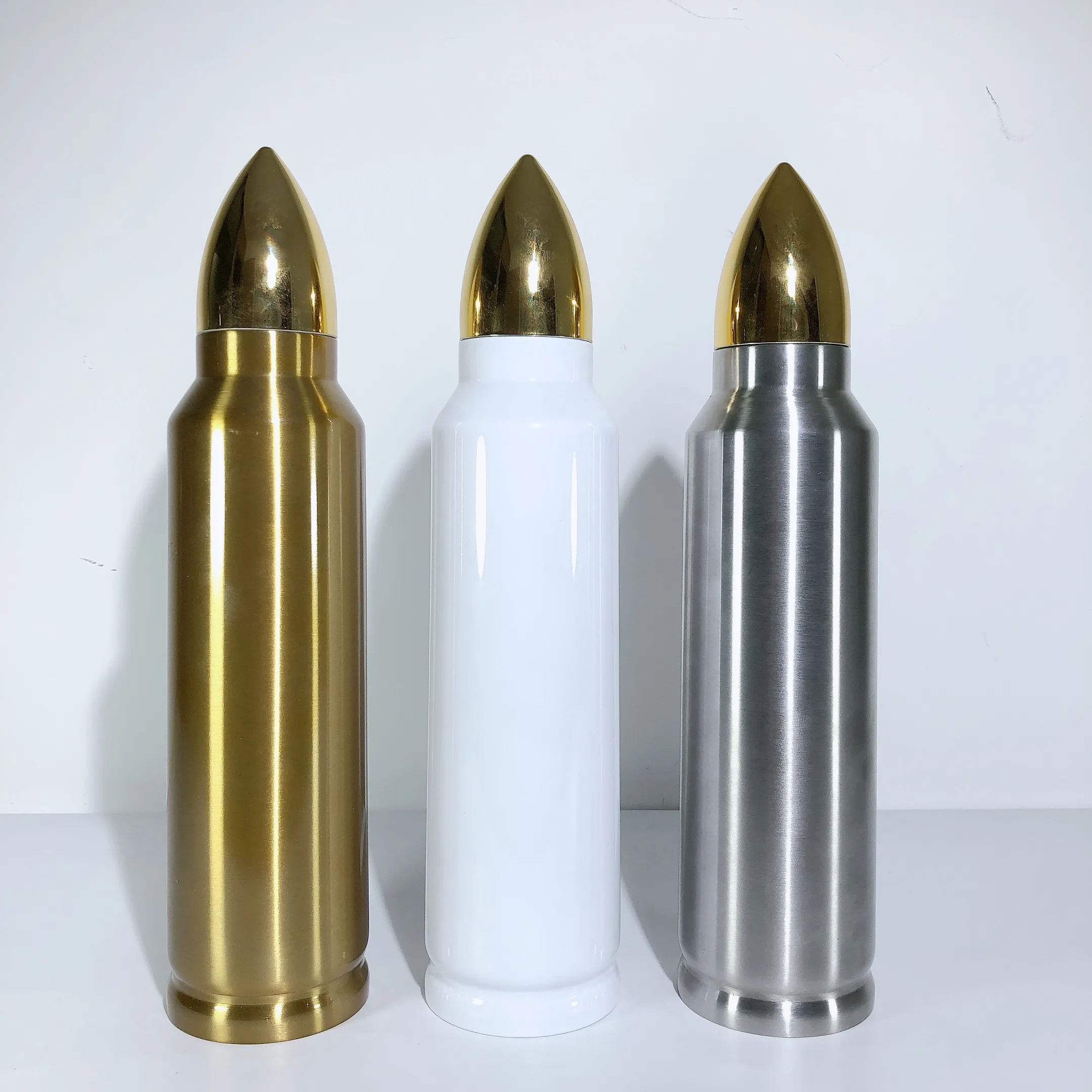 Armazém local !!! 500ml Bullet Tumbler de sublimação 17oz garrafas de água em aço inoxidável