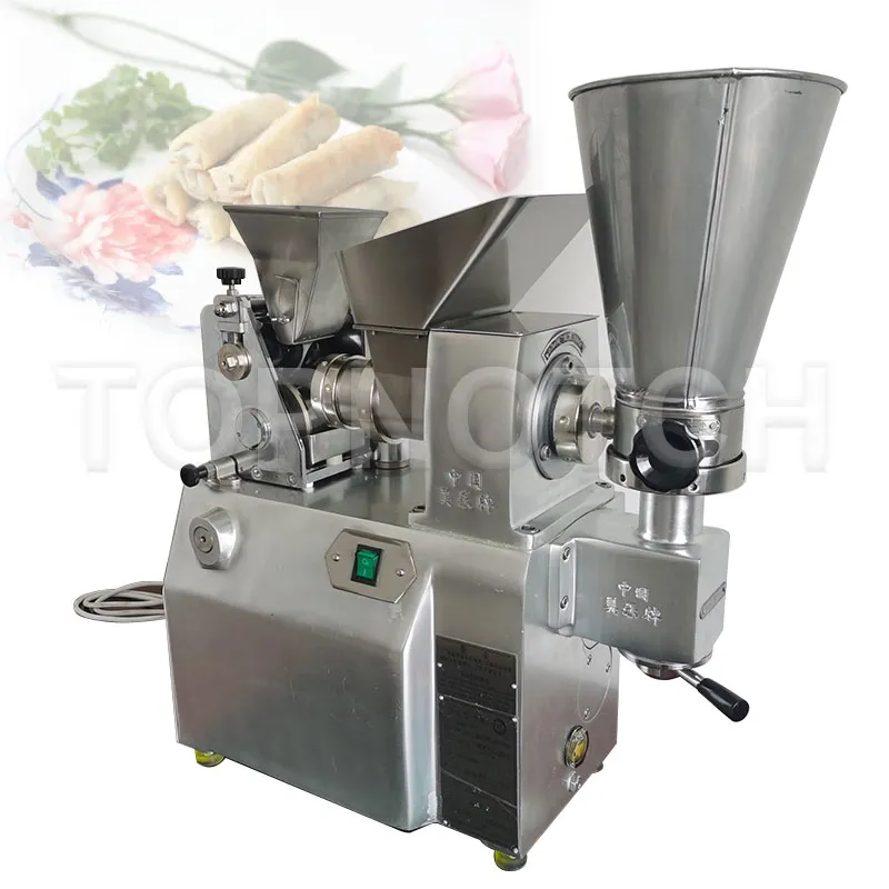 Boulette Samosa Machine de fabrication entièrement automatique Rouleau de printemps raviolis Jiao Zi Maker