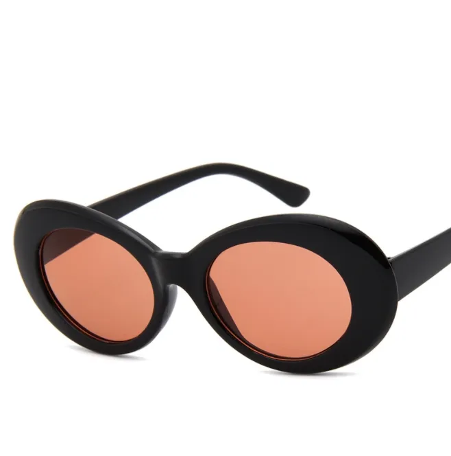 Mulheres Clout Goggle Sunglasses Retro pequeno redondo moda sol óculos rosa óculos UV400 Óculos Óculos Óculos