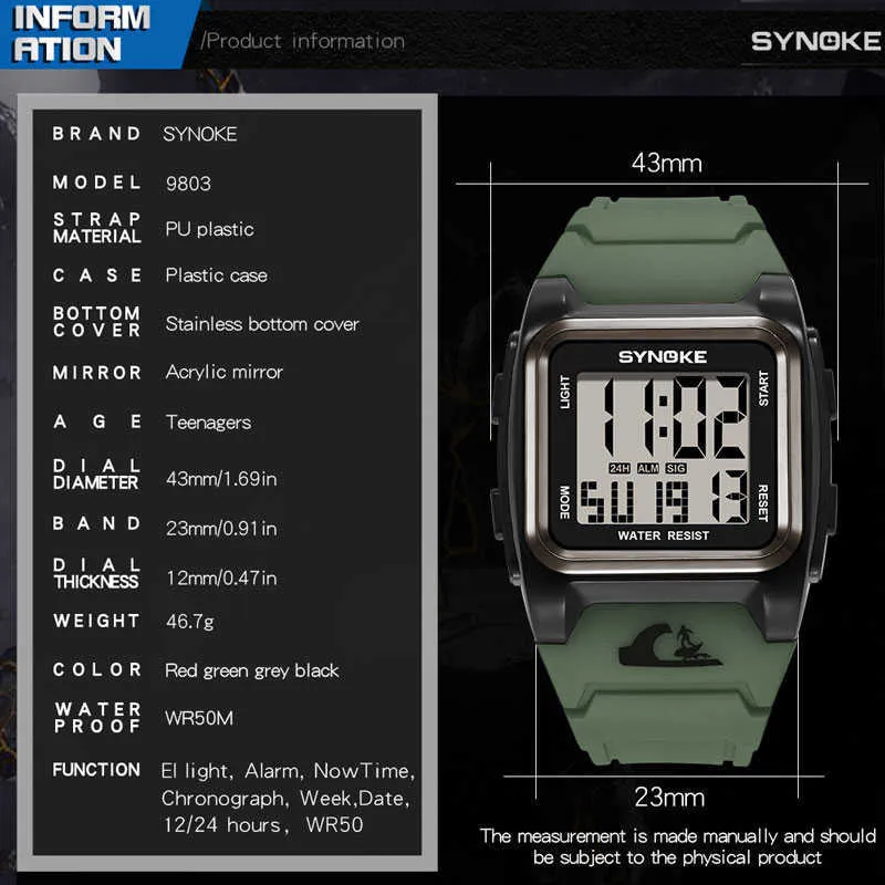 Reloj digital hotsell hombre numeros grandes