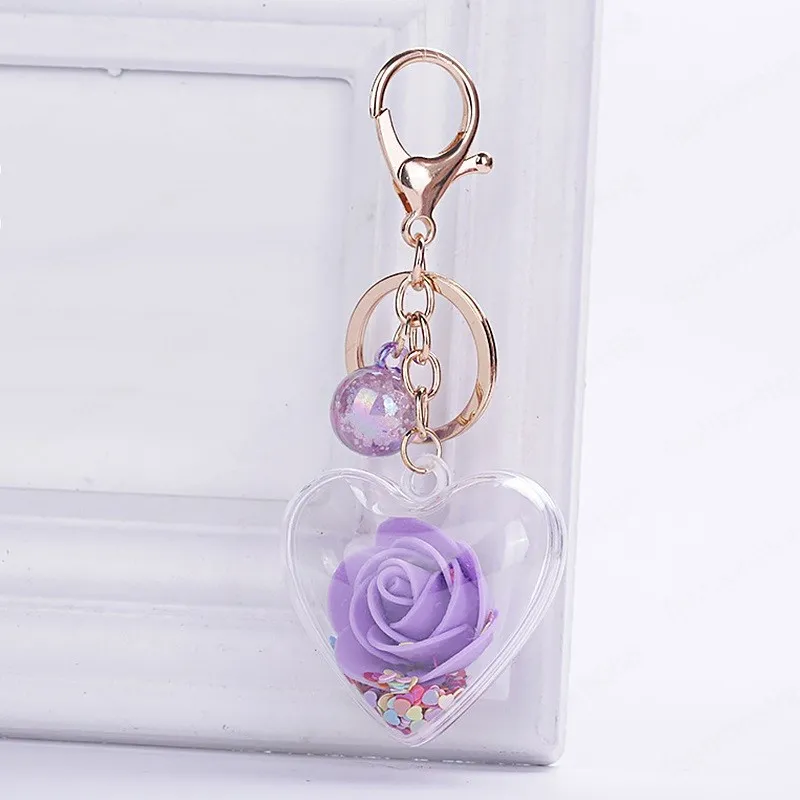 Eternal rose keyring 2025