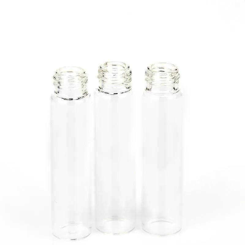 Mini bouteille de parfum, bouteille d'échantillon de cosmétiques, Tube en verre, flacons en verre, Test vide