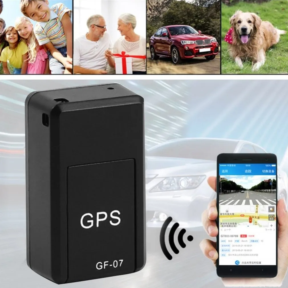 GF 07 Ultra Mini GPS Tracker With Long Standby, Magnetic SOS Gam
