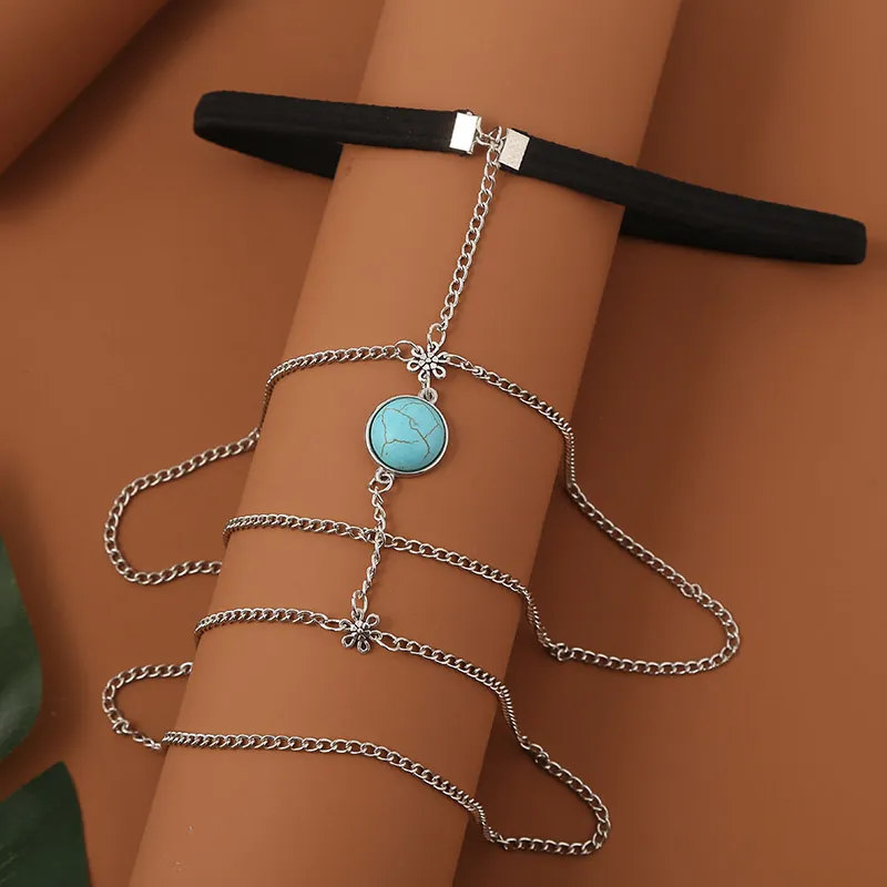 Natural stone body jewelry discount