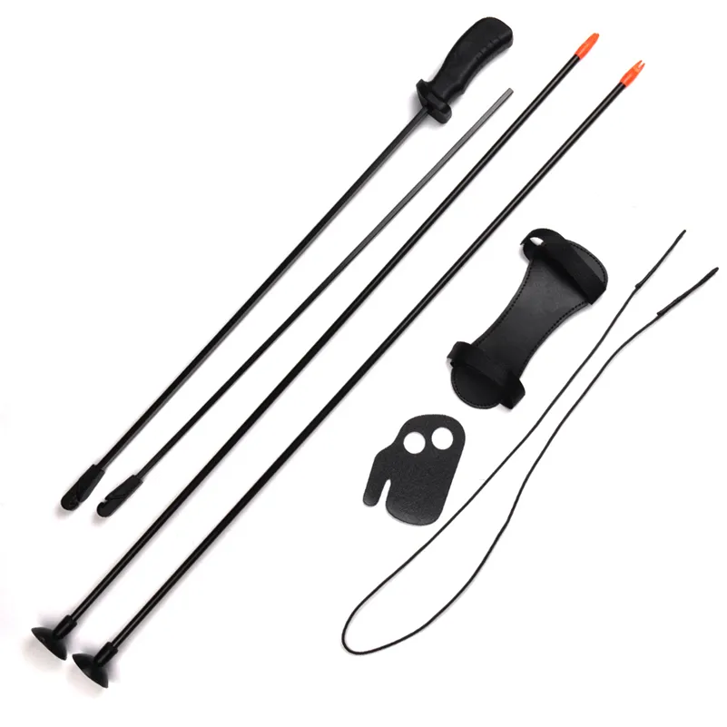 20 Lbs Children Archery Bow Set Draw Hunting Toy Bow for Children Training  Games with 2 Chuck Arrows & Finger and Arm Guard