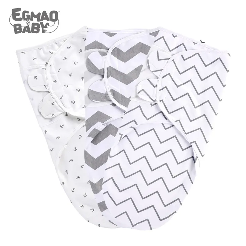 Organic Cotton Baby Swaddle Swaddle Blankets For Infants 0 3 Months  Adjustable Swadd Wrap For Newborns 211029 From Kuo08, $10.58