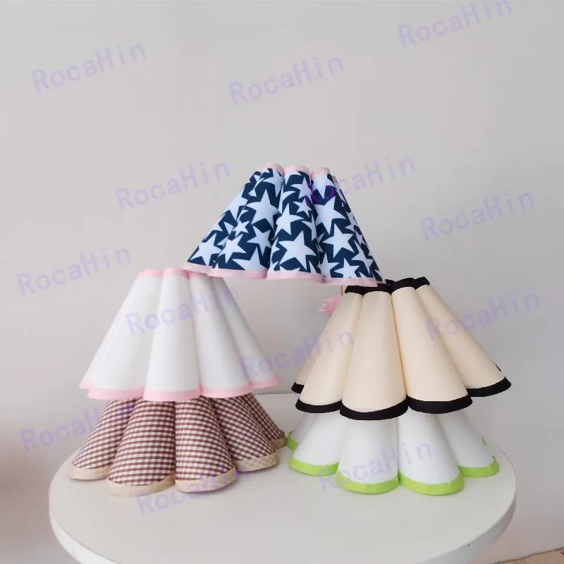 Lamp Covers & Shades Small Retro Pleated Table Shade