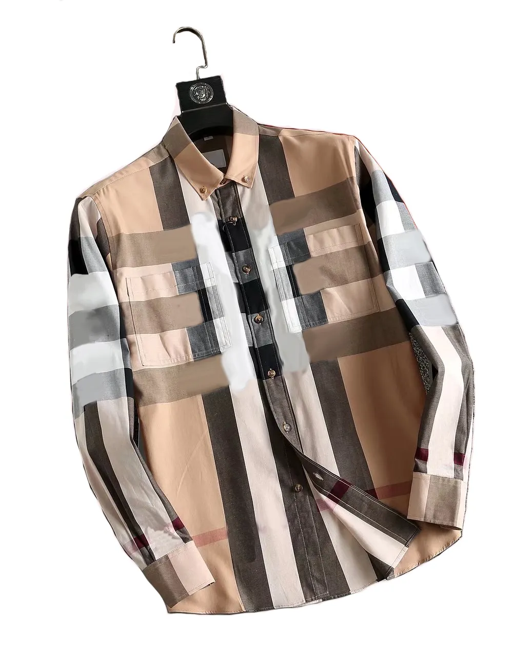2021 Luxus-Designer-Herrenhemden Mode Casual Business Social und Cocktail-Hemd Marke Frühling Herbst Abnehmen die modischste Kleidung M-3XL#09