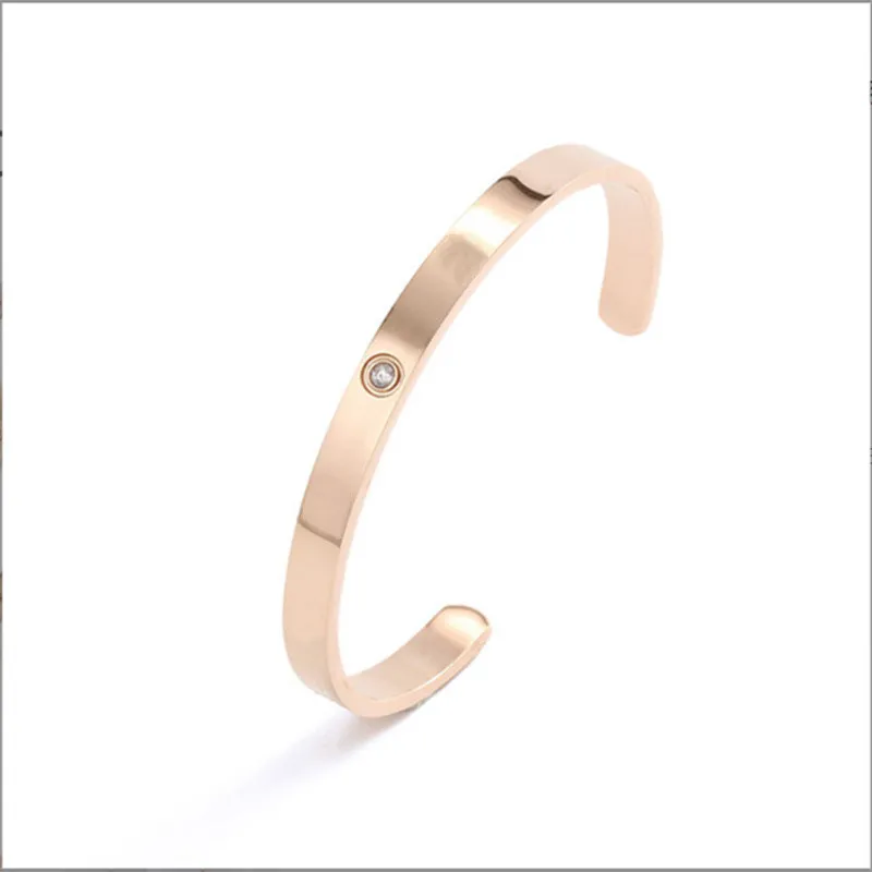 Amor eterno pulseira de ouro pulseira de design de luxo jóias masculino e feminino pulseiras de alta qualidade aberturas de aço inoxidável nunca fade2419