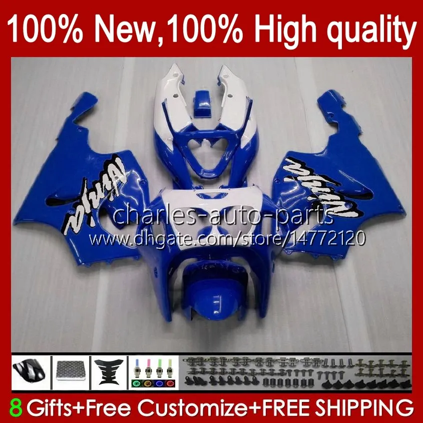 Body Bodywork for Kawasaki Ninja ZX750 ZX-7R ZX 7 R ZX 750 28HC.122 Glossy Blue New ZX 7R 96 97 99 00 01 02 03 ZX-750 1996 1997 1998 1999 2000 2002 2002 2002 2003 Fairing Kit