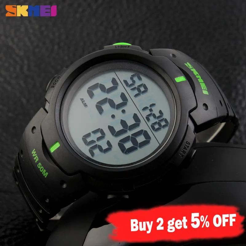 Mens Big Dial Digital Sports Watch With Calendar PU Strap 5BAR Waterproof 2024 Outdoor Fashion Watch 1068 From Orologio 17.53 DHgate.Com