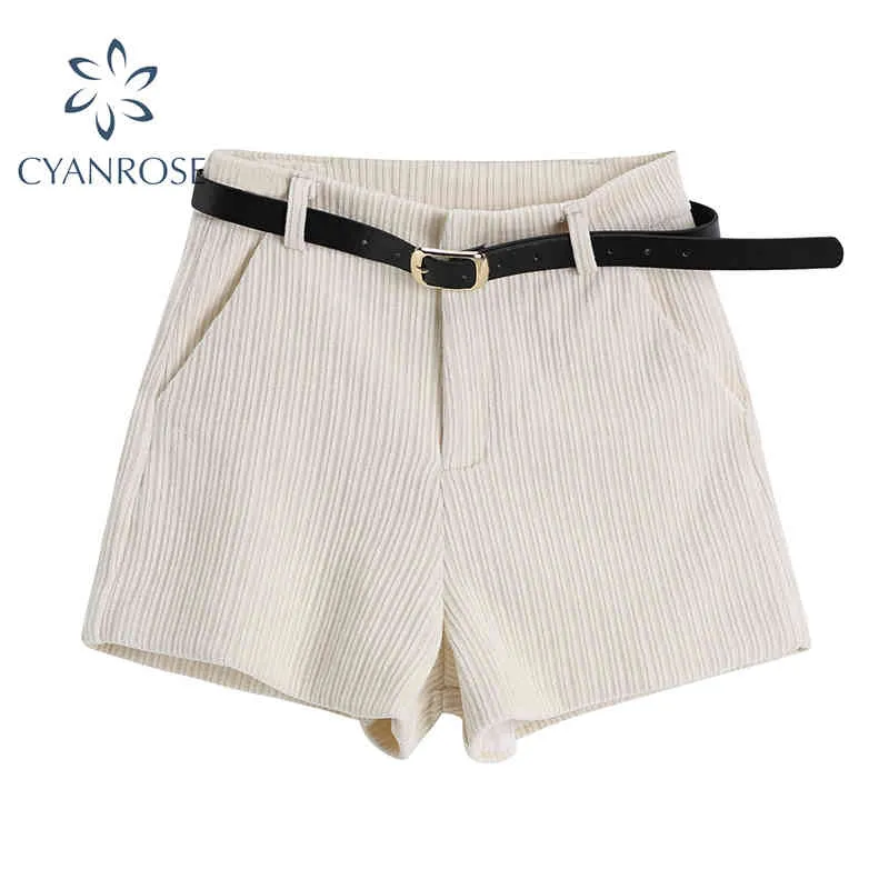 スシェンツの短いズボンの韓国の韓国のエレガントなベルトの短いズボンの潮の女性の固体カジュアル単純なパンツ210417