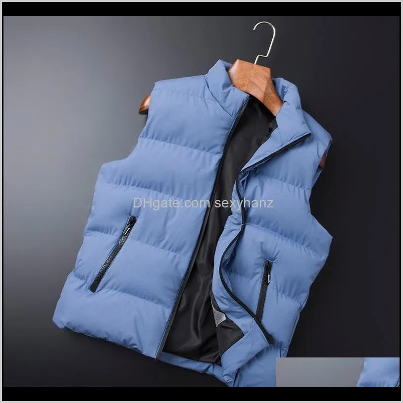 2020 winter new arrival men sleeveless jacket winter down cotton vest male vest mens windproof warm waistcoat size s-7xl,8xl1