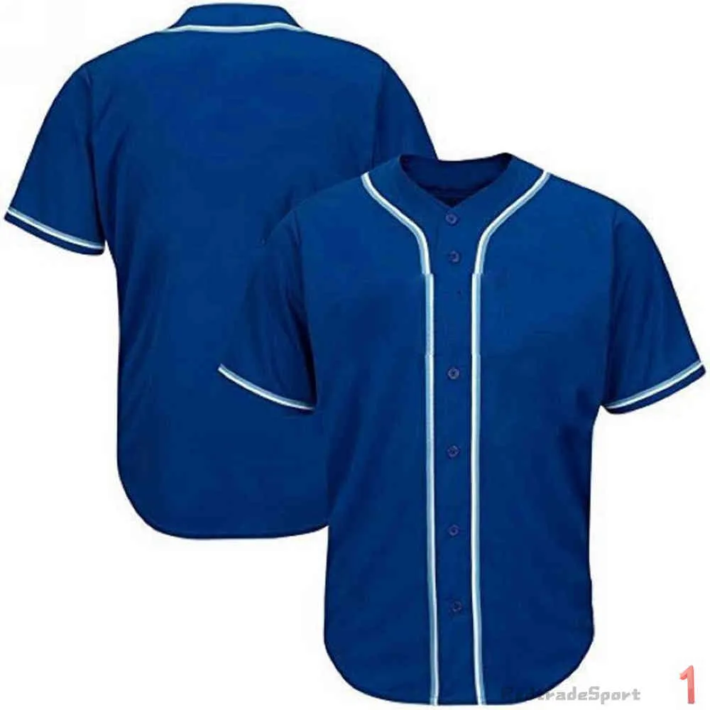 Personalizza Maglie da baseball Logo vuoto vintage Cucito Nome Numero Blu Verde Crema Nero Bianco Rosso Uomo Donna Bambini Gioventù S-XXXL 1ETSC