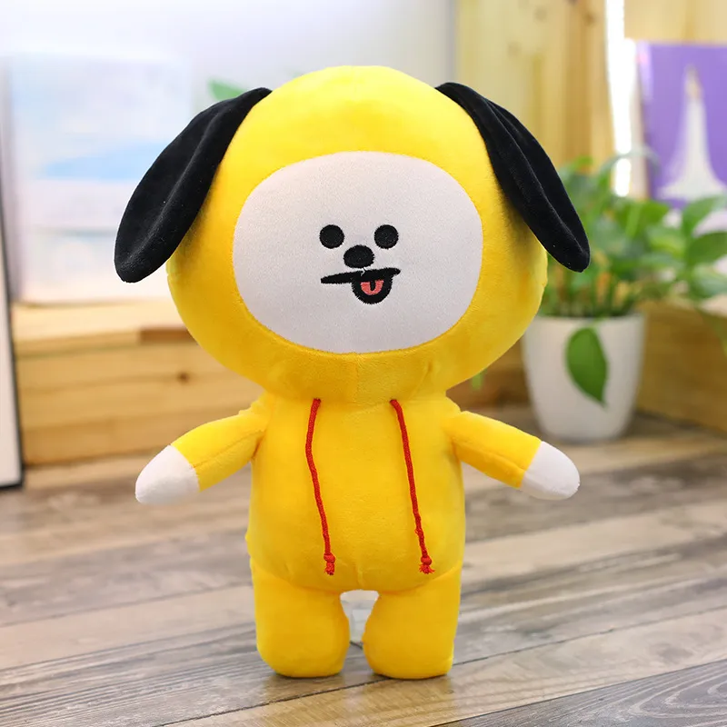 High-quality multi-style cartoon star image BT21 plush doll creative dolls holiday gift