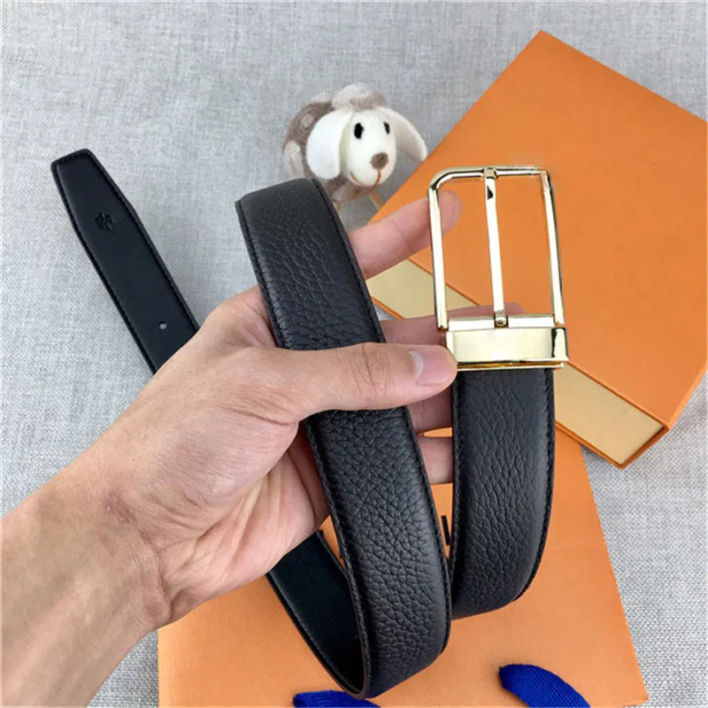 Designer Men Belts Of Mens And Women Belt With Fashion Big Buckle Real Leather Top High Quality_voghion.com
