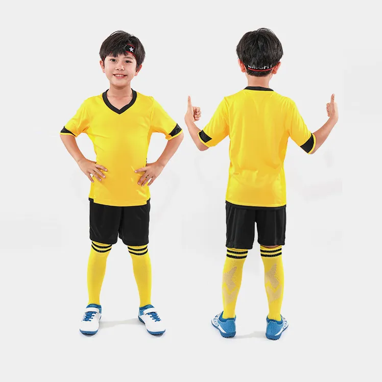 Children's Football Suit Training Jerseys Groep Koop Competitie Primary en Secundaire School Smooth Board