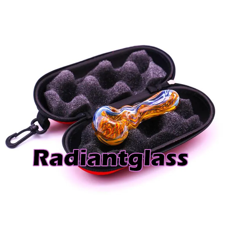 Glass Smoking Pipe Manufacture hand-blown and beautifully handcrafted 4" 80g Made of high quality value pack together