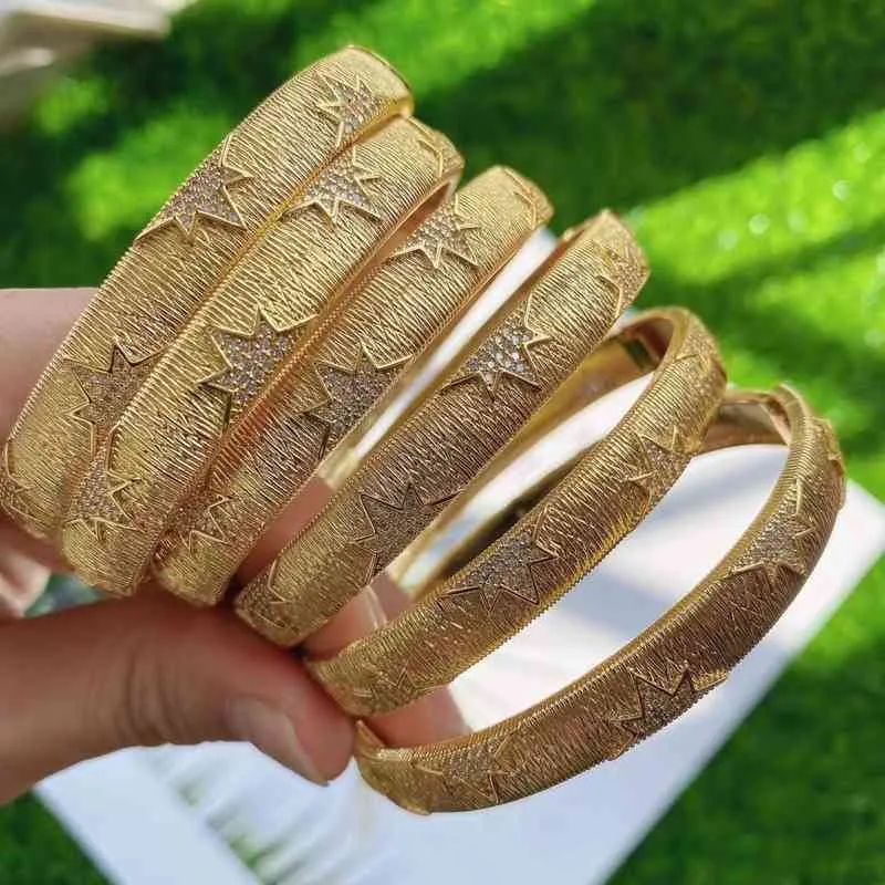 3pcs mode doré bracelets de cuivre cadeau d'anniversaire de cuivre or cristal zircon star bijoux bracelets femmes hommes