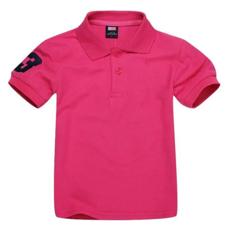 Crianças t-shirt Designer polo menino menino meninas camisas de cavalo de bordado camisa polos