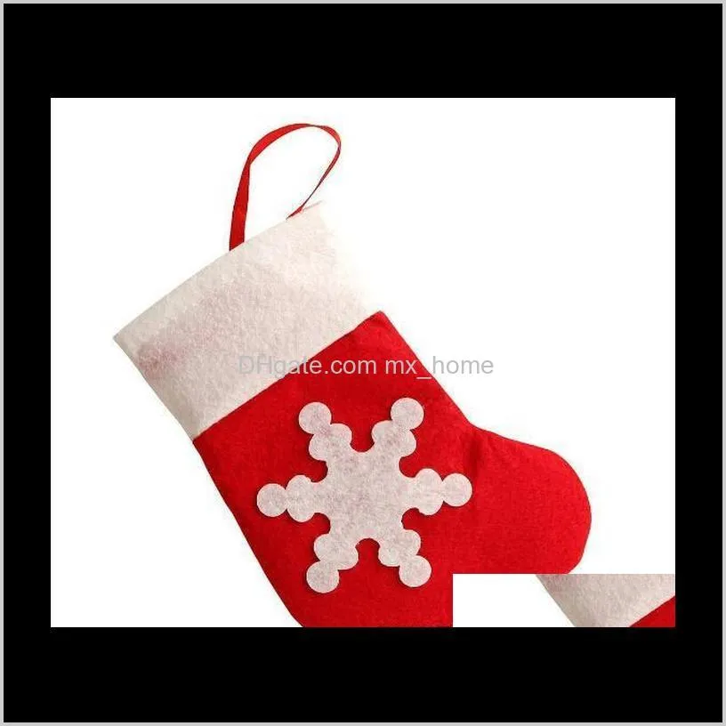 2016 hot s indoor christmas decorations red white snow stockings tableware bag (12pcs/lot, 6 clothes & 6 pants)