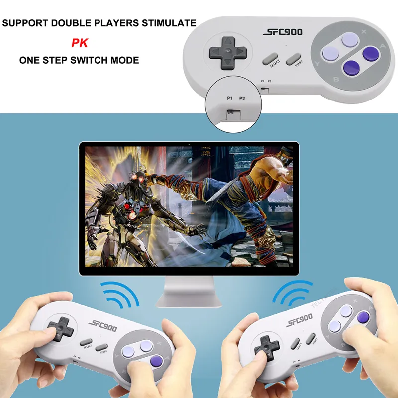 Retro Game Console Mini Video Console With Wireless Game Controller Build in 900+ HD Wireless game controller Double Players 