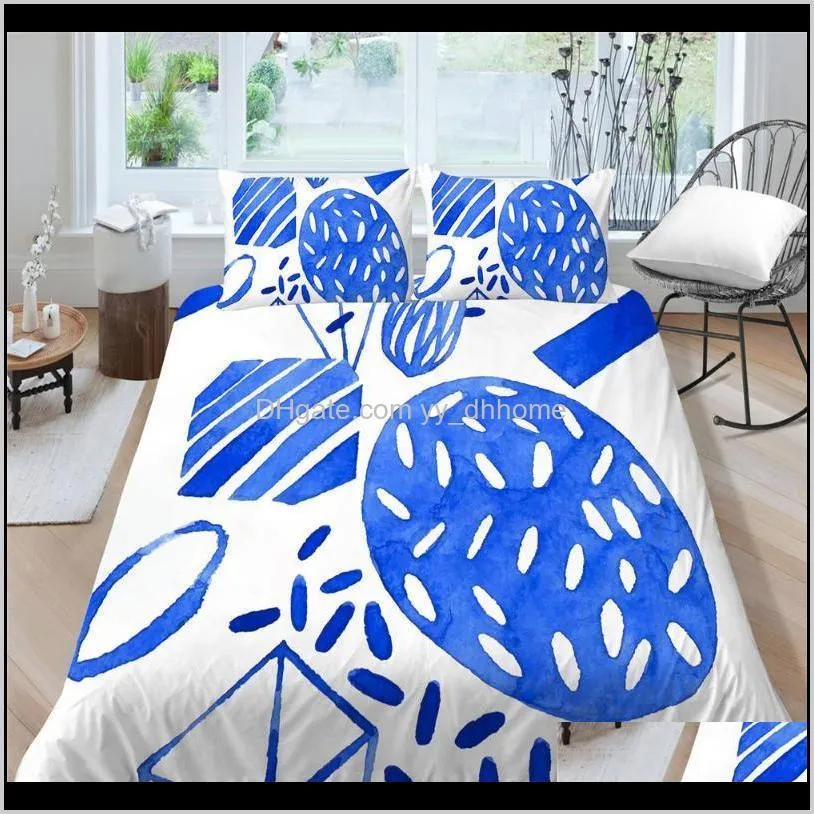 artistic bed set green texture print fashion 3d duvet cover single double twin full king queen bedding set marble pattern