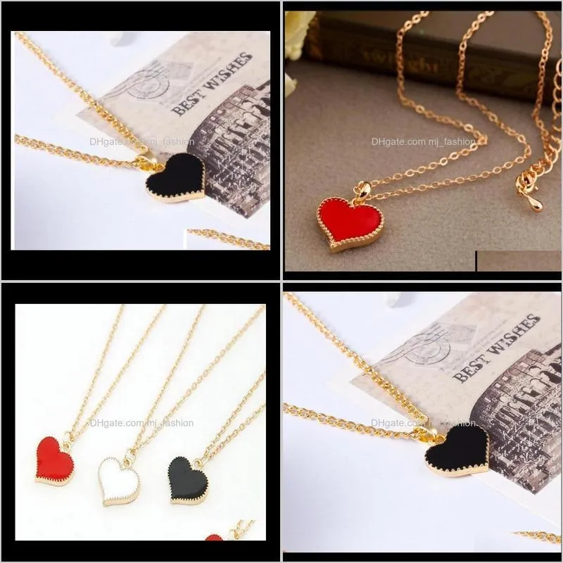 small heart necklace for women long chain heart shape pendant necklace gift ethnic bohemian 0616