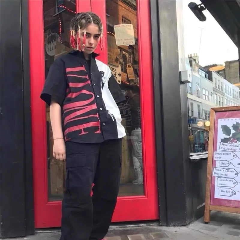 Fashion Felpa con cappuccio V Brand Lone X Scarface Camicia SCARFACE SCRECCATO STAR STAR STAR STAR MANICHE MANICO LUNGO TEMPO LUNGO BAITA HIGH STREET