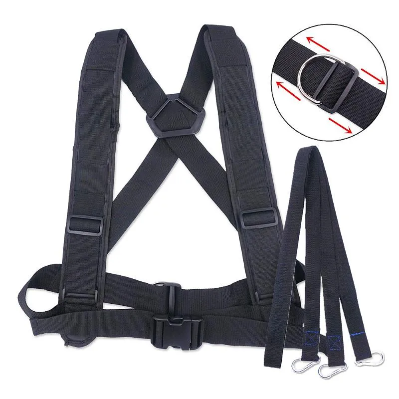 Accessories Fitness Adjustable Sled Harness Weight Vest Workout Speed Trainer With Pull Strap For Resistance Agility Training