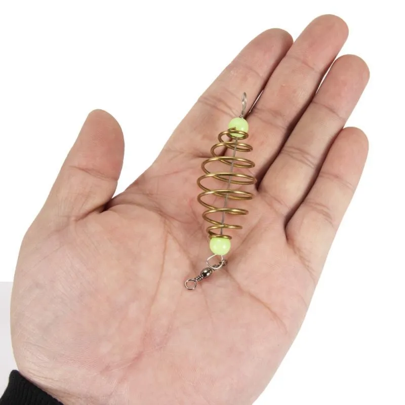 Freshwater Spinner Bait For Bass Feeder Spring Cage For Carp